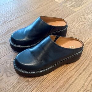 Lena Chunky Mule in Black